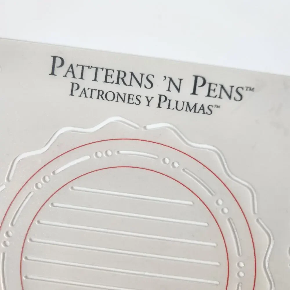 Creative Memories Storylines Patterns N Pens Journalling Scrapbooking Stencil